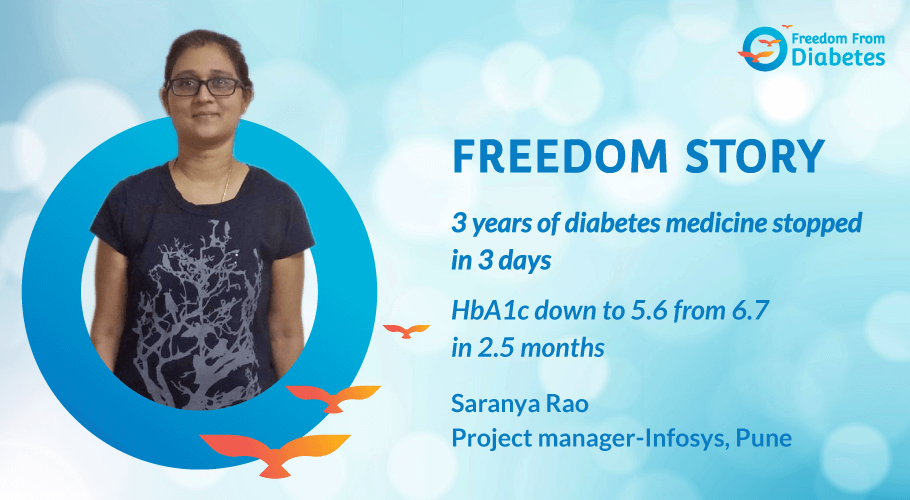 3 Year of diabetes medicine stopped in 3 days