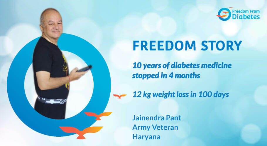 Mr. Jainendra's Diabetes reversal Success Story