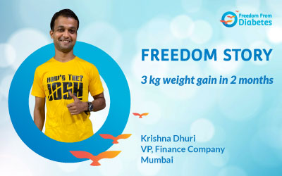 Mr krishna Weight gain success story