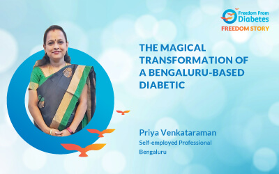 Mrs. Priya Venkataraman Glucose Tolerance Test (GTT) Winner