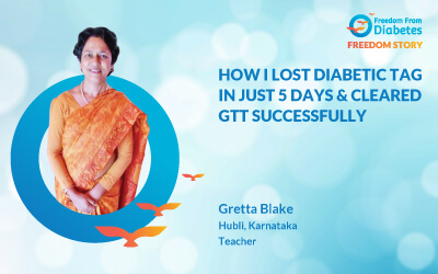 Diabetes reversal Success Story Of Gretta Blake