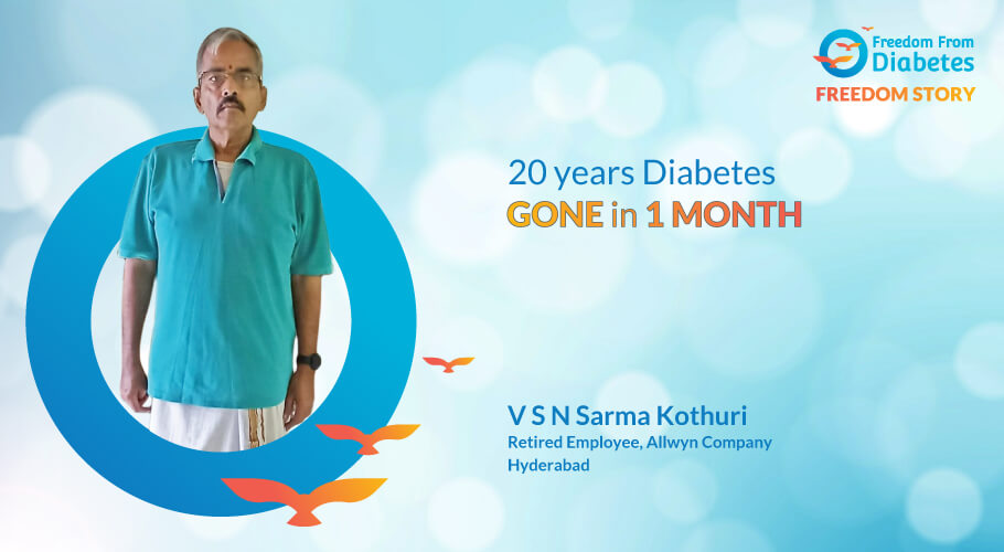 20 Years Diabetes Gone in 1 Month