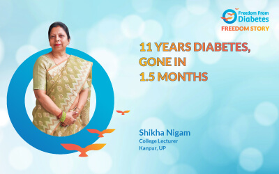 Mr. Shikha Nigam: 11 Years of Diabetes Reversed in Just 1.5 Months