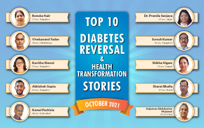 Oct 21: Top 10 Diabetes Reversal- Health Transformation Stories
