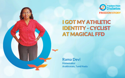 Mrs. Rama Devi: Got athletic Identity-Cyclist at FFD