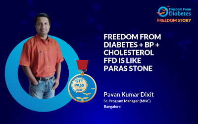 Pavan Kumar Reversed Diabetes, BP & Cholesterol All Within Period of 1.5 Months