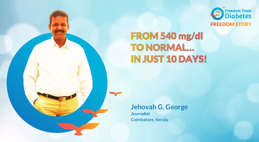 Jehovah George: 10 Days to Full Diabetes Reversal