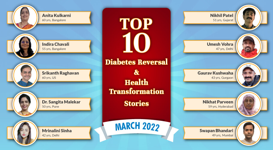 FFD's Top 10 Diabetes Reversal Success Stories of March 2022