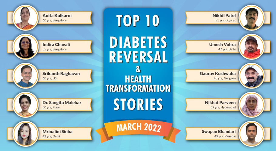 FFD's Top 10 Diabetes Reversal Success Stories of March 2022