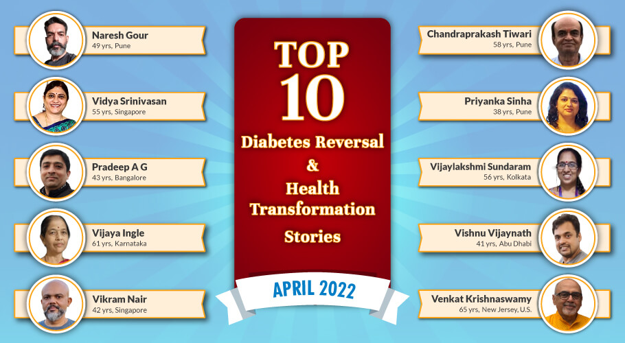 FFD's Top 10 Diabetes Reversal Success Stories of April 2022