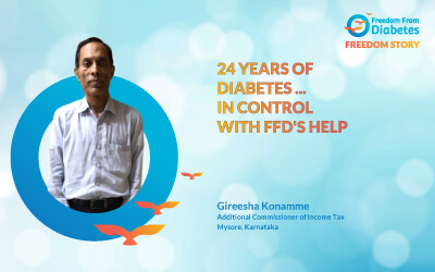 24 years of diabetes control with FFD's help