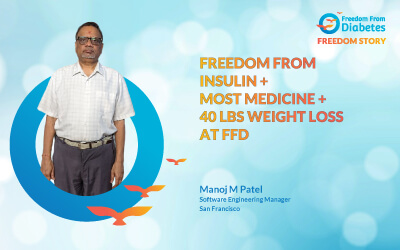 Freedom from insulin, excess weight and more