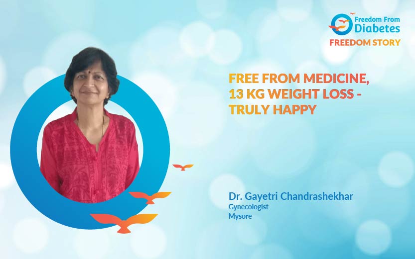 Diabetes reversal success story & successfully loss13 kg weight loss - truly happy