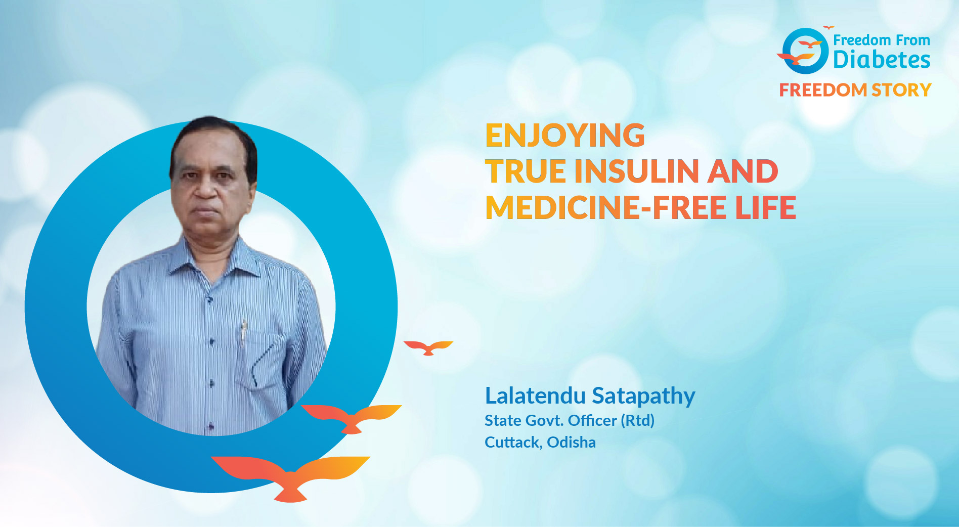 126 units of insulin stopped in 75 days