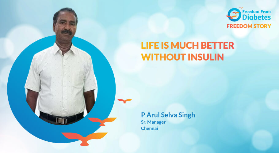 P Arul Selva Singh: 72 units of insulin gone in 25 days