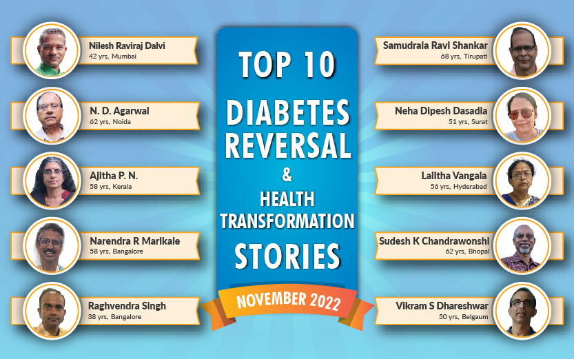 Nov 22: Top 10 Diabetes Reversal- Health Transformation Stories