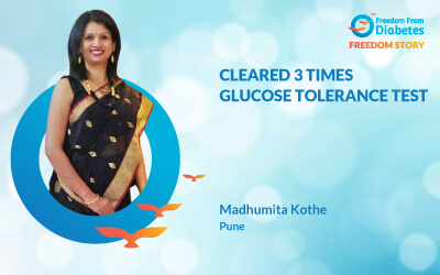 Mrs. Madhumita Kothe: Cleared 3 times GTT and Successfully Lost 26 Kg.