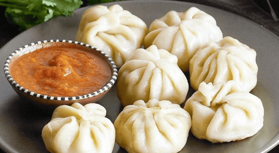 Barley flour momos